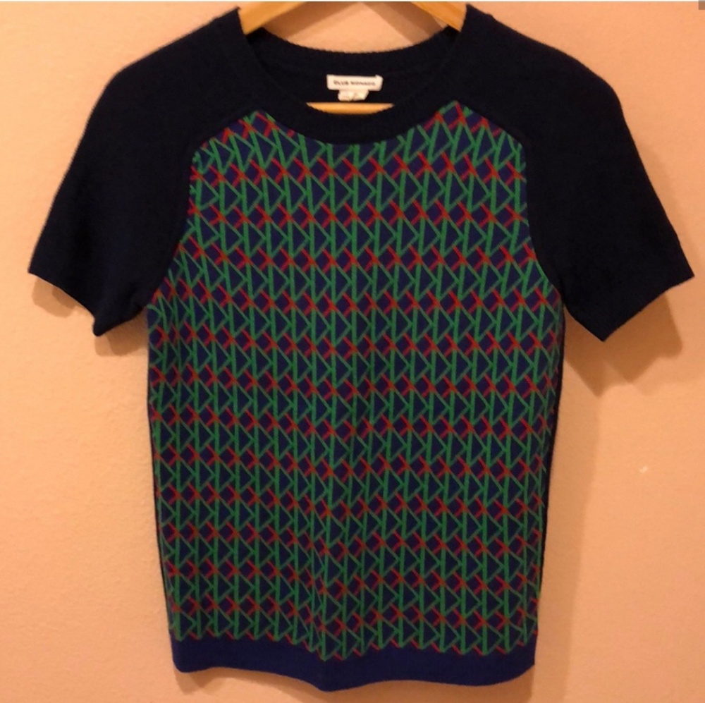 Club Monaco short sleeve sweater